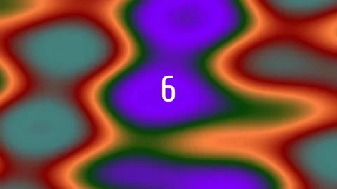 Fluid abstract background: Glowing organic gradient pattern of vibrant colors Stock Footage 342115420
