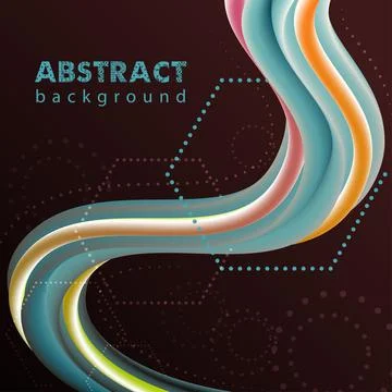 Fluid abstract background vector EPS10 illustration 009. Stock Illustration