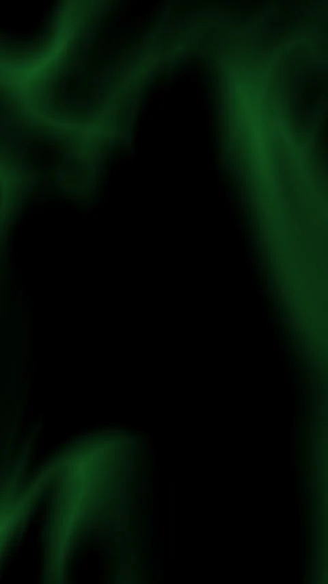 Fluid abstract forms pulse ripple flow create a captivating green and black abst Stock Footage 304157873