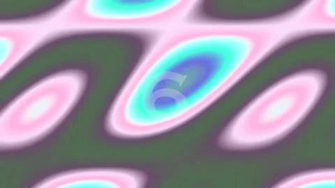 Fluid abstract gradient backdrop: vibrant aqua and green digital waves motion Stock Footage 342205816
