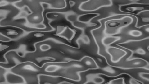 Fluid Abstract Patterns Forming in Black and White Motion Stock Footage 327606289