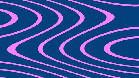 Fluid abstract wave pattern: vibrant blue and pink digital energy background. Stock Footage 341055476