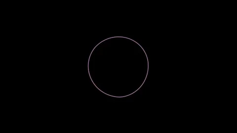 A fluid animation depicting a circle collapsing and reshaping into a triangle Stock Footage 292340653