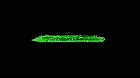 Fluid animation. Slow-motion of collision isolated on black background animation Video stock 219216106