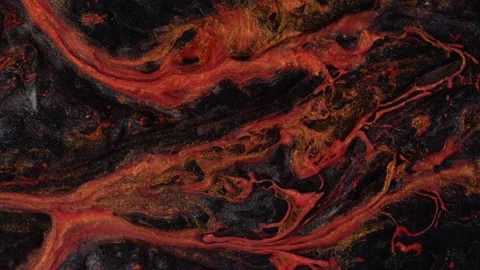 Fluid art. Abstract background with effect dramatic eruption volcano.Smartphone Stock Footage 197408109