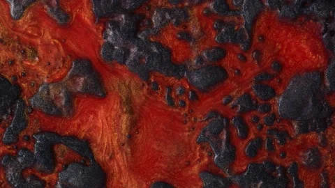 Fluid art. Abstract background with effect dramatic eruption volcano. Landscape Stock Footage 229458171