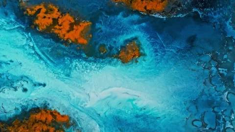 Fluid art. Abstract background with effect sea waves. Backdrop similar to the Stock Footage 232410709