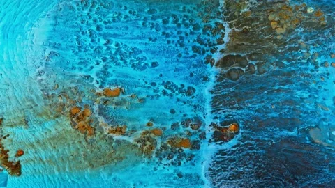 Fluid art. Abstract background with effect sea waves. Backdrop similar to the Stock-Footage 238850174