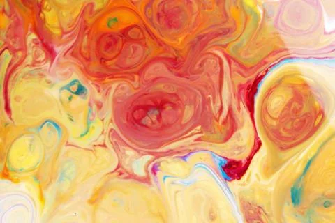 Fluid Art. Abstract blurred multi-colored background. Swirl liquid pattern. T Stock Photos