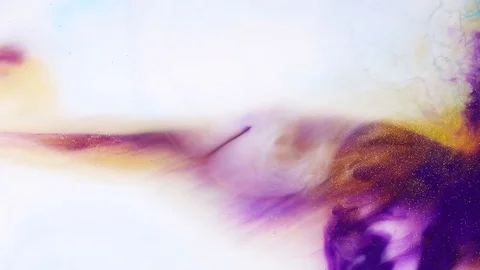 Fluid art abstract texture. Modern artwork with flowing effect. Fluid painting Stock Footage 124184031