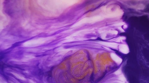 Fluid art abstract texture. Modern artwork with flowing effect. Fluid painting Stock Footage 124906024