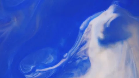 Fluid art acrylic texture. Abstract drawing with liquid waves. Modern artwork Vidéo 127098091