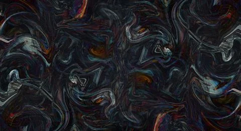 Fluid Art Desing For Ceramic Tile, Granite, Marble Effect, Fabric Design. Illustrazione stock