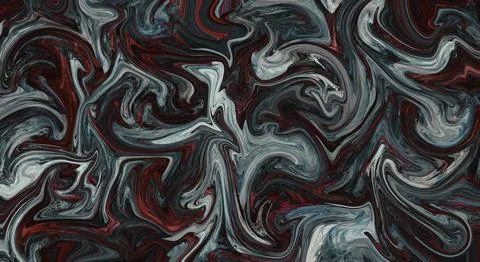 Fluid Art Desing For Ceramic Tile, Granite, Marble Effect, Fabric Design. Illustrazione stock