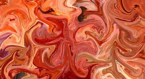 Fluid Art Desing For Ceramic Tile, Granite, Marble Effect, Fabric Design. Stock Illustration