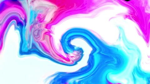 Fluid art drawing acrylic texture with colorful waves. Stock Footage 170703567