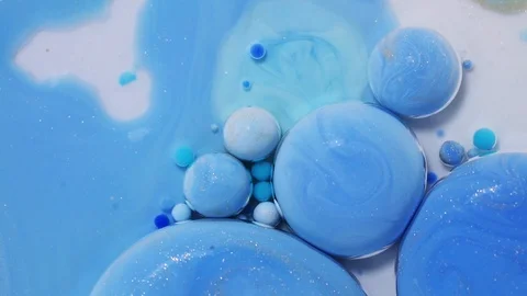 Fluid art drawing footage, abstract acrylic texture with flowing effect. Liquid Stock Footage 127178053