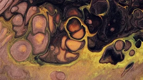 Fluid art drawing video, abstract acryl texture with flowing effect. Liquid Stock Footage 148327367