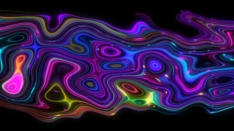 Fluid art liquid effect. Abstract ink artwork. Trendy gradient background Video stock 109155891