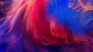 Fluid Art. Macro Abstract Color Moving Background Close Up Stock Footage