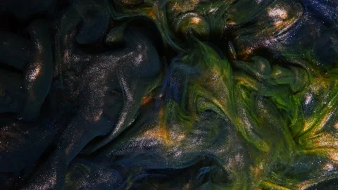 Fluid art. Macro Abstract color moving background close up Stock Footage 236372447