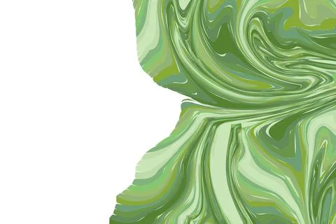 Fluid art. Modern artwork background. Mixture of acrylic paints. Abstract liquid Stock Illustration