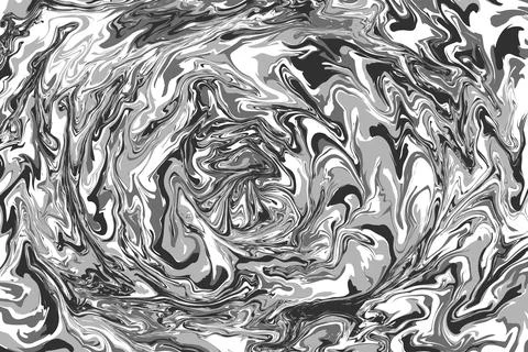 Fluid art. Modern artwork background. Mixture of acrylic paints. Abstract liquid Stock Illustration