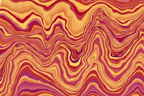 Fluid art. Modern artwork background. Mixture of acrylic paints. Abstract liquid Stock Illustration