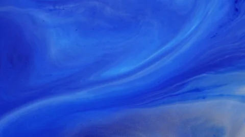 Fluid art slow motion. Abstract acrylic texture artwork. Fluid painting effect Stock-Footage 125444281