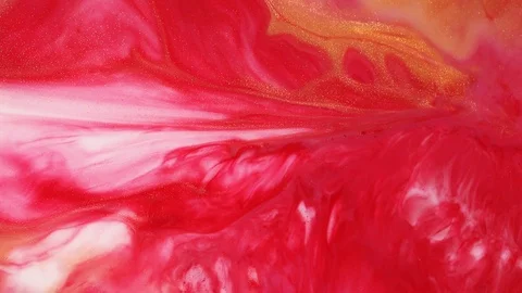 Fluid art slow motion. Abstract acrylic texture artwork. Fluid painting effect Stock Footage 126037562