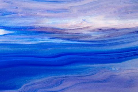 Fluid art texture. Abstract backdrop with mixing paint effect. Liquid acrylic Ilustração Stock