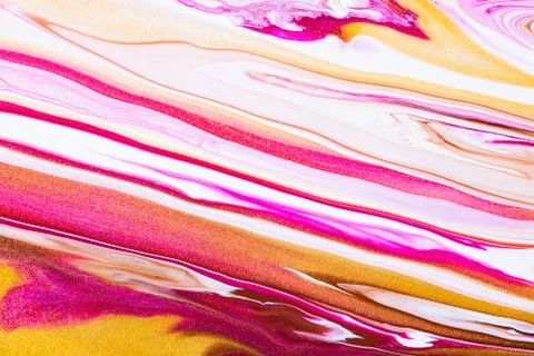 Fluid art texture. Abstract backdrop with swirling paint effect. Liquid acrylic Stock Illustration