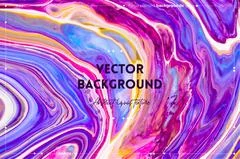 Abstract Background With Iridescent Iridescent Paint Effect And