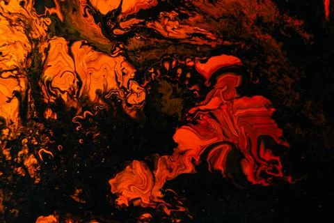 Fluid art texture. Abstract background with mixing paint effect. Liquid acrylic Foto stock