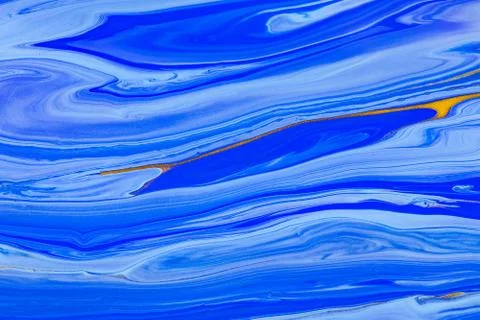 Fluid art texture. Backdrop with abstract mixing paint effect. Liquid acrylic Ilustração Stock