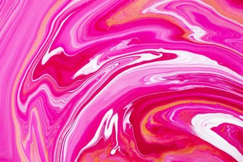 Fluid art texture. Backdrop with abstract iridescent paint effect. Liquid Stock Illustration