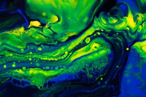 Fluid art texture. Backdrop with abstract mixing paint effect. Liquid acrylic Stock Photos