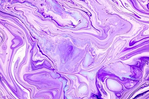 Fluid art texture. Background with abstract swirling paint effect. Liquid Ilustração Stock