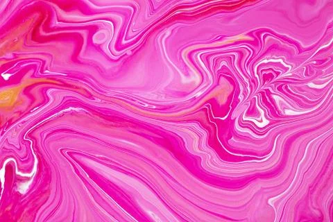 Fluid art texture. Background with abstract mixing paint effect. Liquid acrylic 写真素材