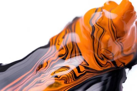 Fluid art texture. Background with abstract paint effect. Liquid picture with Stock Photos