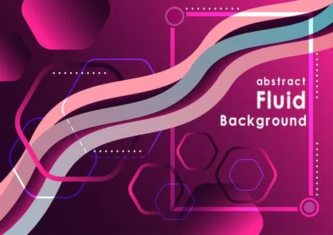 Fluid Background 001 Illustrazione stock