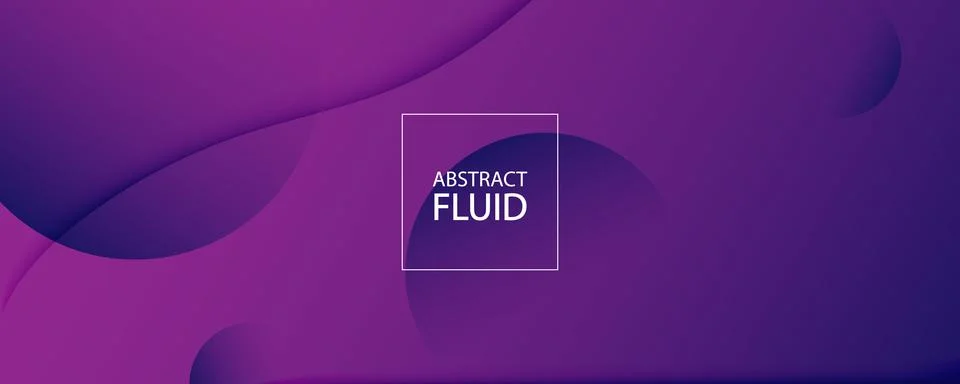 Fluid Background. Abstract Flow Shape Wallpaper. Stock Illustration