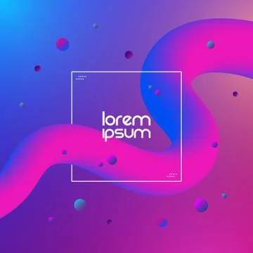 Fluid background Stock Illustration