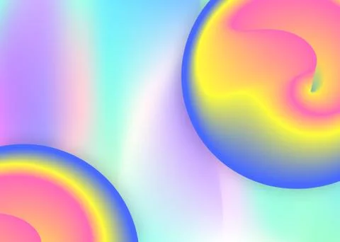 Fluid background with liquid dynamic elements and shapes. Stock Illustration