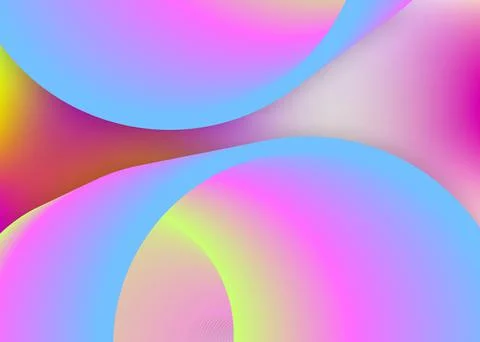 Fluid background with liquid dynamic elements and shapes. Illustrazione stock