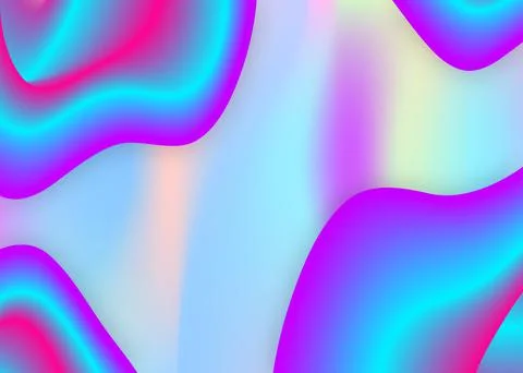 Fluid background with liquid dynamic elements and shapes. Ilustración de archivo