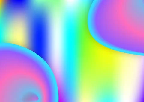 Fluid background with liquid dynamic elements and shapes. Stock Illustration