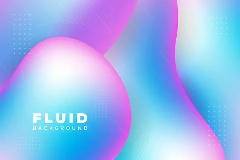Fluid background modern color gradient Stock Illustration