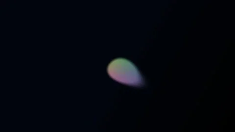 Fluid blobs morphing with soft pastel colors in dark space with subtle ligh.. Stock Footage 342522265
