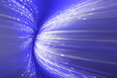 Fluid blue abstract soft grainy texture background with smooth wave lines f.. Stockillustratie